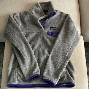Patagonia Re Tool  snap T pullover fleece women’s size small